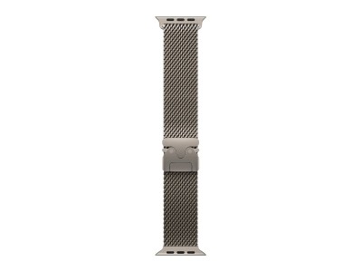 APPLE 49mm Natural Titanium Milanese Loop