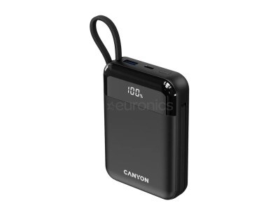 Canyon OnPower 104, 10000 mAh, melna