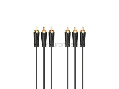 Hama Audio/Video Cable, 3 RCA -