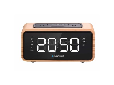 Blaupunkt Clockradio CR65BT, gaiši brūna -