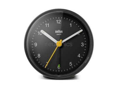 Braun BC12, melna - Modinātājpulkstenis