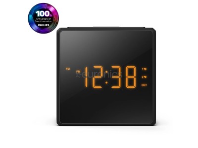 Philips TAR4500, melna - Radio pulkstenis