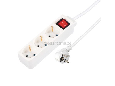 Hama Power Strip, 3-way, 1,4
