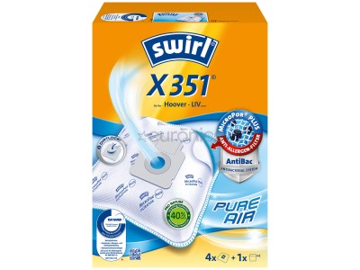 Putekļu maisiņš Micropor X351M, Swirl
