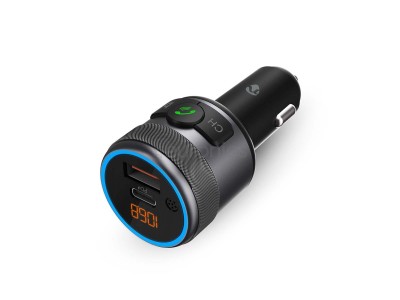 Nedis Car FM Transmitter, melna -
