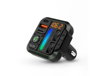 Nedis Car FM Transmitter Fixed, melna