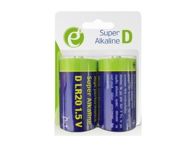 Energenie Alkaline D LR20 2-pack