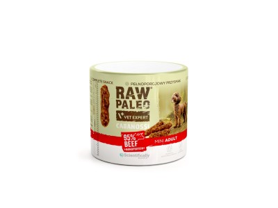 VETEXPERT Raw Paleo Cabanossi Beef Mini