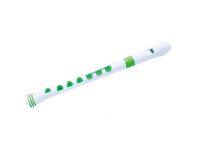 NUVO Recorder+ soprano recorder, white and