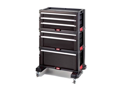 KETER BOOKCASE 6 DRAWERS TOOL CHEST