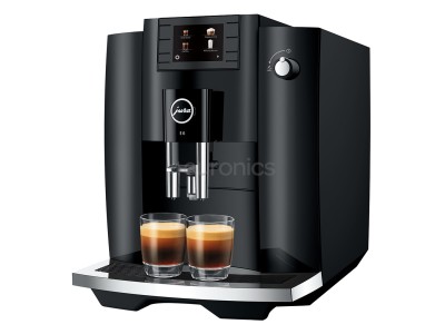 JURA E6 Piano Black (EC), melna