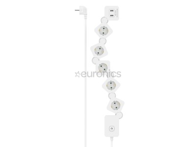 Hama Power Strip, 5 ligzdas, USB