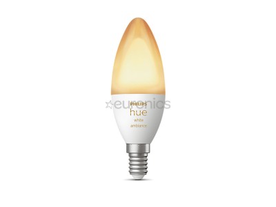 Philips Hue White Ambiance, E14, balta