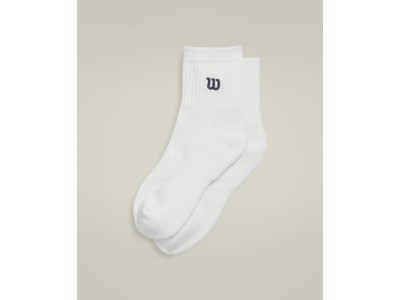 U QUARTER-LENGTH SOCK / BRIGHT WHITE/CLASSIC