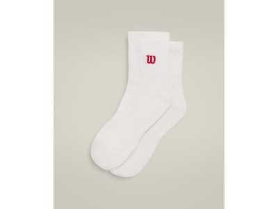 U QUARTER-LENGTH SOCK / BRIGHT WHITE/INFRARED
