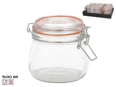 Hermētiska burka 500 ml, 10,5
