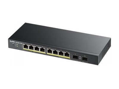 ZYXEL GS1900-10HP V2, 8-PORT GBE L2