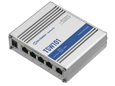 TELTONIKA TSW101 IOT SWITCH 5X10/100/1000 RJ45