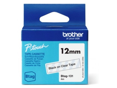BROTHER BTAG-131 BTAG131 12MM BLACK ON