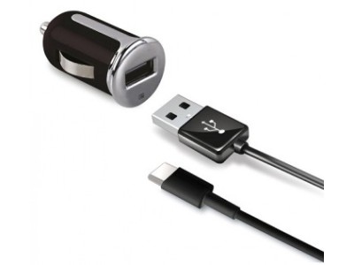 CELLY TURBO CAR CHARGER+TYPE-C CABLE CCUSBTYPEC
