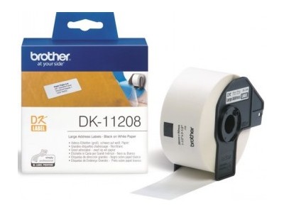 BROTHER DK11208 LARGE ADDRESS LABELS DK11208