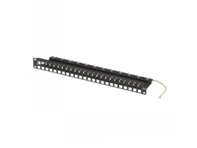 BLACKBOX CAT6A BLANK PATCH PANEL, 24-PORT
