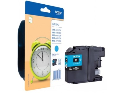 BROTHER LC-125XLC TONER HIGH CYAN 1200P