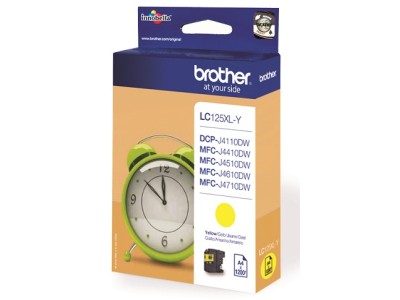 BROTHER LC125XLY TONER HIGH YELLOW 1200P