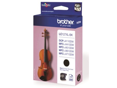 BROTHER LC-127XLBK TONER HIGH BLK 1200P