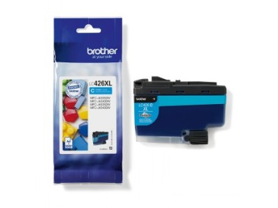 BROTHER LC426XLC CYAN INK-CARTRIDGE, YIELD=5,000