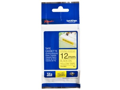 BROTHER TZES631 12 BLACK ON YELLOW