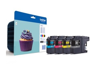 BROTHER VALUE PACK (LC-123 BK/C/M/Y) LC123VALBP