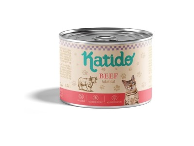 KATIDO Beef - wet cat food
