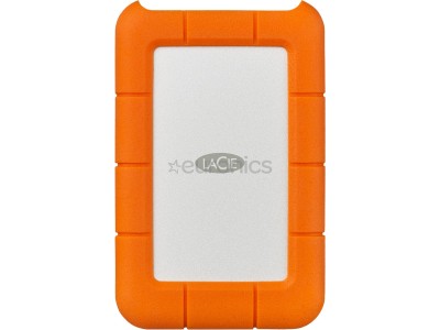 LaCie Rugged, USB-C, 4 TB, oranža