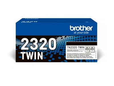 BROTHER TN2320 TWIN-PACK BLACK TONERS (BK