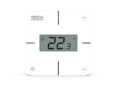 Wireless room controller mechanical white R-8X