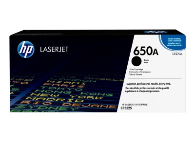 HP 650A Black Original LaserJet Toner