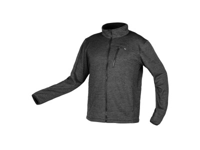 Zip-up sweatshirt OUTDOOR, pique, grey, size