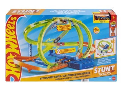 Hot Wheels Stunt Tracks Hypersphere Crash