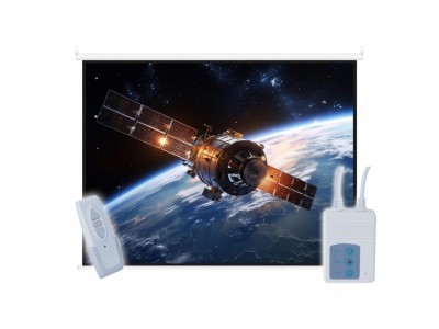 EKRAN ELEKTRYCZNY 92" 114x203cm z pilotem