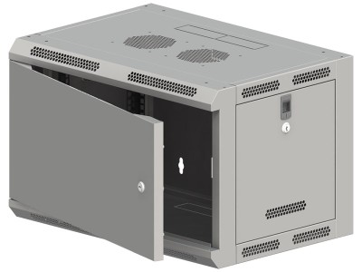 Szafa wisząca 19" 6U 600x500, niedzielona