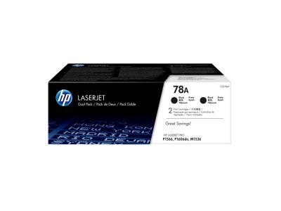 HP 78A 2x Schwarz LaserJet Tonerpatrone