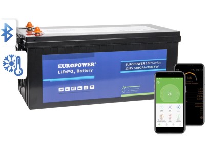 Akumulator LiFePO4 EUROPOWER serii LFP 12