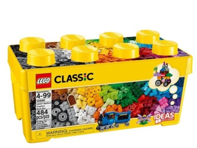 10696 Classic Mittelgroße Bausteine-Box, Konstruktionsspielzeug