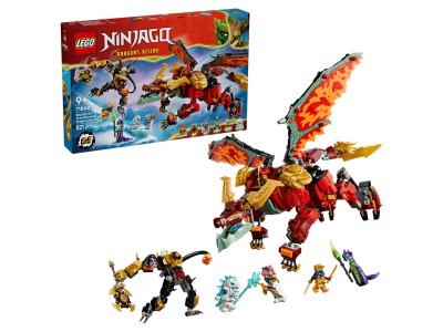 71868 Ninjago Wyldfyres Drachenmech, Konstruktionsspielzeug