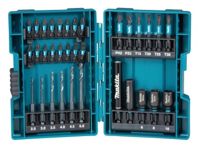 Bohrer- & Bit-Satz Impact Black B-66896