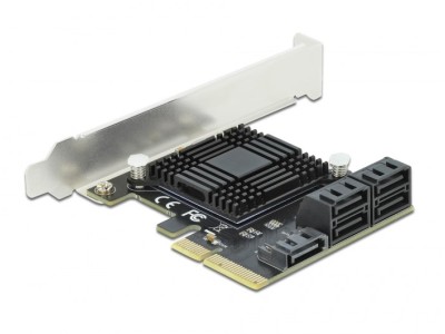 PCIe 5P SATA x4 LP, Schnittstellenkarte
