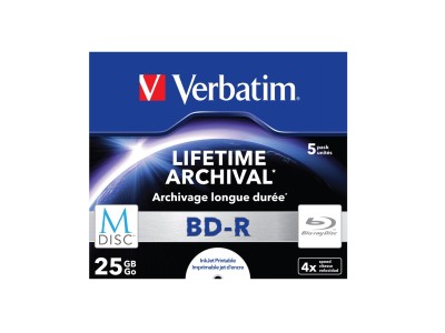 BD-R M-Disc 25GB, Blu-ray-Rohlinge