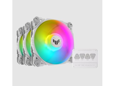 TUF Gaming TF120 ARGB-Gehäuselüfter White Edition