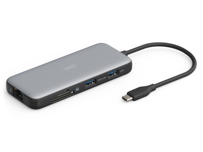 8 Port USB-C Docking Station, Dockingstation